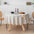 Minimalist Linen Waterproof and Oil-Resistant Easy-Care Round Tablecloth