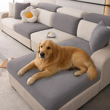 Modern Geometric Stretch Full-Wrap Magic Couch Cover