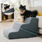 Multifunctional 2-in-1 Foldable Dog Stairs with Ramp Mode