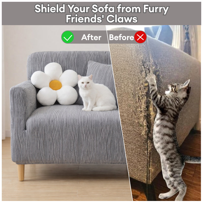 Jacquard Stretch Full-Cover Anti-scratch Armchair Couch Cover