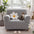 Elegant Herringbone Cream Aesthetic Stretch Armchair Sofa  Cover