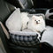 3 in 1 Fluffy Warmth Safe Dog Booster Car Seat Bed - Winter Cruiser
