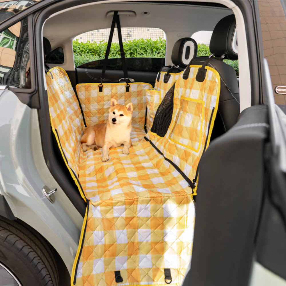 Cationic Fabric Oxford Fabric Waterproof Scratch Resistant Dog Car Seat Cover - FUNNYFUZZY