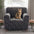 Thick Polar Fleece Jacquard Anti-Scratch Stretch Armchair Sofa Cover