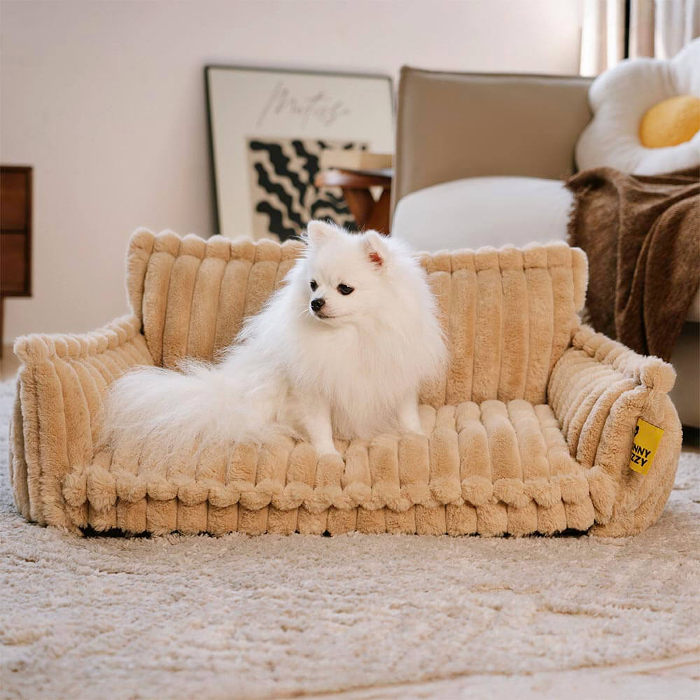 Large Washable Fluffy Orthopedic Soft Dog Pillow Outdoor Dog Sofa Bed-Snoozy Dream