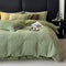 Natural Leaf Embossed Warm Milk Velvet Bed Sheet Set