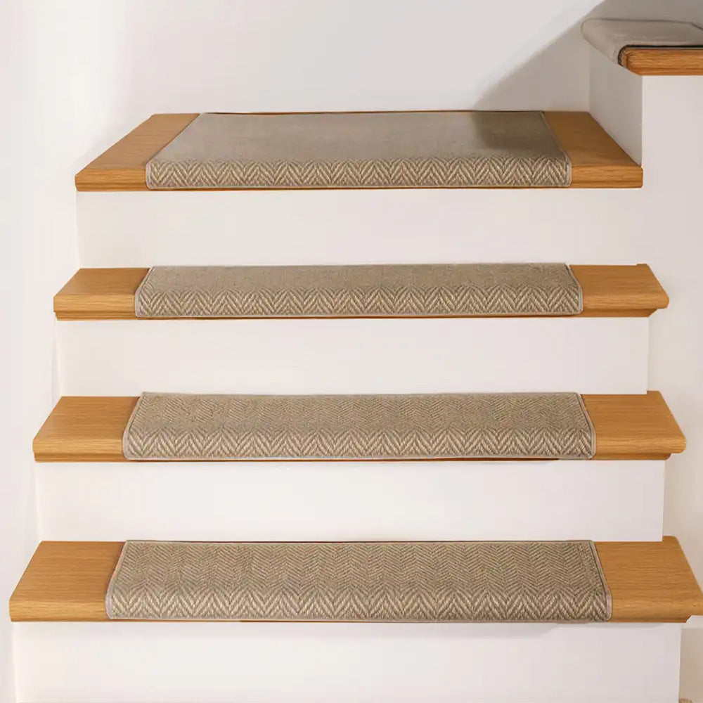 Herringbone Wear-Resistant Stair Protection Tape Free Carpet Stair Treads