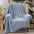 Chenille Blanket Herringbone Tassel Armchair Sofa Cover