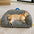 Checkerboard Thick & Fluffy Washable Orthopedic Dog Sofa Bed - CheckMate