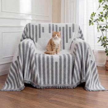 All-seasons Chenille Fabric Double-sided Anti-scratch Home Armchair Sofa Cover