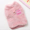 Comfortable and Stylish Fuzzy Dog Vest - Perfect for Winter Walks