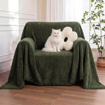 Soft Plush Water-resistant Multi-Purpose Furniture Armchair Sofa Cover