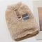 Comfortable and Stylish Fuzzy Dog Vest - Perfect for Winter Walks