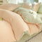 All-Seasons Seersucker Solid Color Comfort Bed Sheet Set