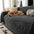 Bowknot Jacquard Plush Multifunctional Sofa Blanket Couch Cover