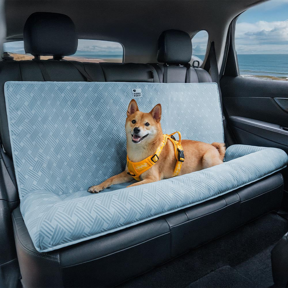 Cooling Travel Bolster Safety Back Seat Large Dog Car Seat Bed - Chill Rover