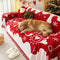Christmas Decoration Chenille Wear-Resistant Sofa Blanket Couch Cover