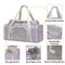 Classic Diamond Pattern Portable Large-Capacity Expandable Pet Carrier Bag