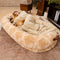 Classic Fluffy Super Large Donut Human Dog Bed - Cuddle Cradle