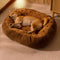 Cookie Plush Winter Warm Cozy Deep Sleep Dog Bed