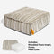 Sustainable Storage Pouf Ottoman & Dog Bed - Funnyfuzzy SnugNest