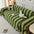 Decorative Stripe Tassel Chenille Throw Couch Cover