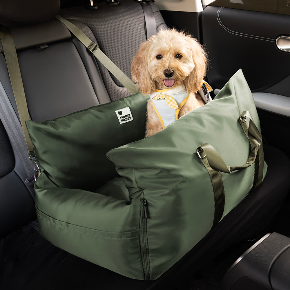 Dog Car Seat Bed - First Class - FUNNYFUZZY