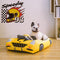 Classic Convertible Race Car Bolster Pet Bed - Fast＆Fur