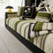 Colorblock Woven Suede Soft Skin-Friendly Anti-Skid Couch Cover