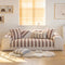 Cotton Linen Stripe Anti-scratch Furniture Protector Couch Cover