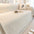 Cream Chenille Textured Pet-Friendly Anti-Scratch Throw Couch Cover