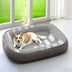Durable Scratch-Resistant Suede Surface Dog Bed