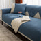 Minimalist Solid Color Breathable Faux Linen Couch Cover