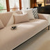 Minimalist Water-resistant Wheat Stripe Design Chenille Couch Cover