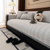 Modern Chic Herringbone Chenille Anti-scratch Non-Slip Couch Cover