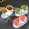Multifunctional Adjustable Neck Protection Double Pet Bowl