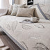 Premium Leaf Texture Chenille Non-Slip Anti-Scratch Couch Cover