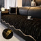 Trendy Chenille Anti-Scratch Elegant Wavy Shaped Couch Cover