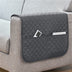 Waterproof Quilted Sofa Armrest Cover with Pockets