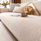 Chenille Minimalist Anti-Slip Fabric with Cat Scratch-Resistant Design Couch Cover