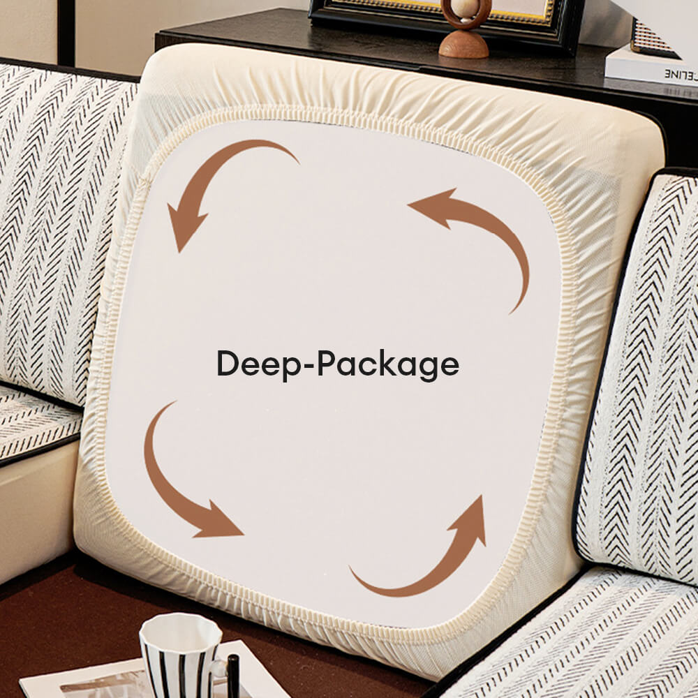 Classic Retro Stretch Chenille Couch Cover – Full Protection with Elegant Design