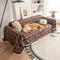 Festive Plaid Color Block Sofa Decoration Couch Cover