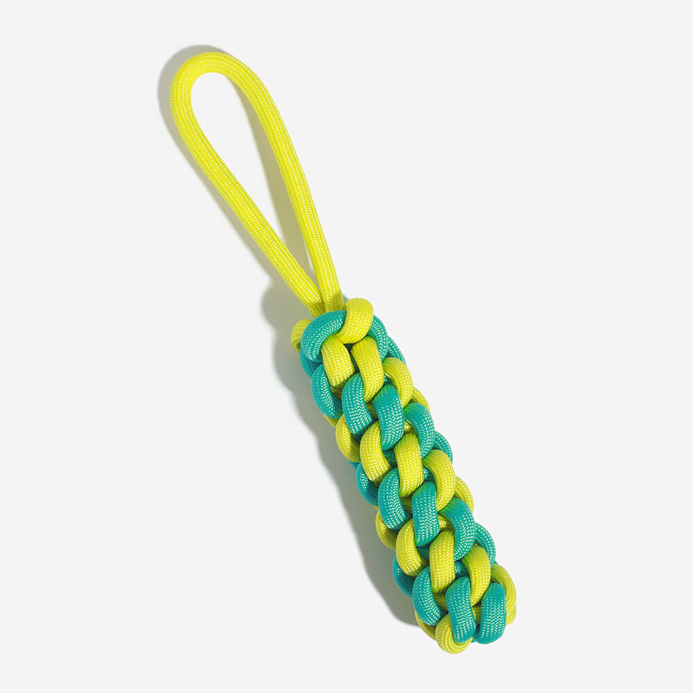 Braided Rope Stick Tug Dog Toy - Color Clash - FUNNYFUZZY