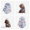 Reversible Waterproof Dog Rain Coat - Graffiti & Iridescent - FUNNYFUZZY
