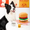 Plush Squeaky Dog Toy - Big Mac - FUNNYFUZZY