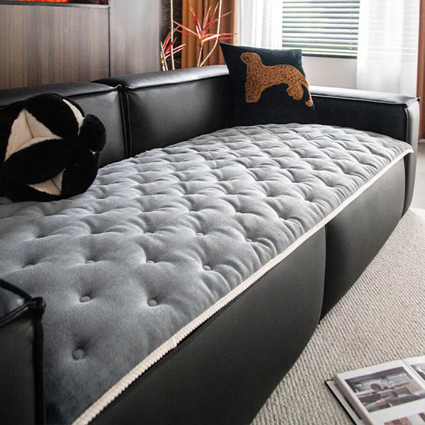 Vintage Leather Sofa Protection Non-Slip Couch Cover