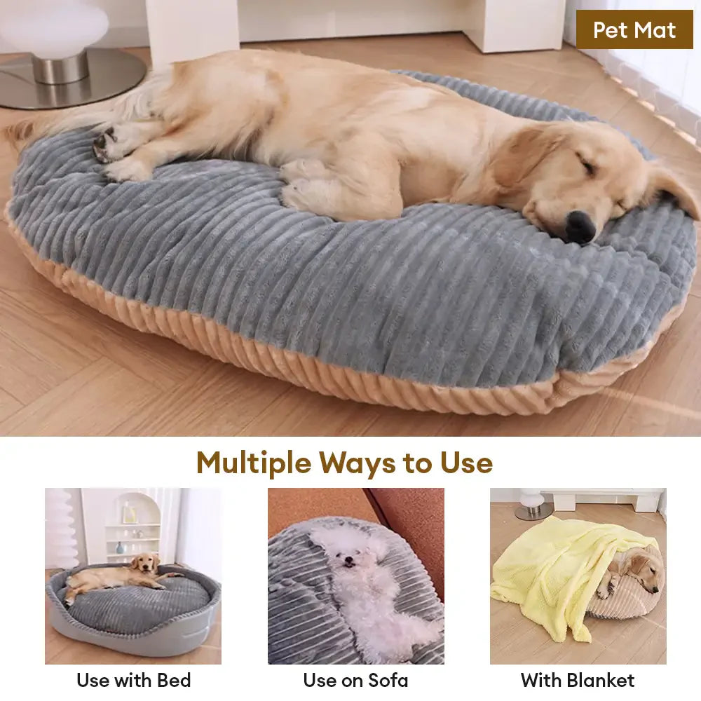 Warm And Comfortable Removable Washable Pet Sleeping Mat And Pet Bed