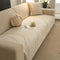 Cool Touch Ice Silk Minimalist Style with Braided Edge Couch Cover