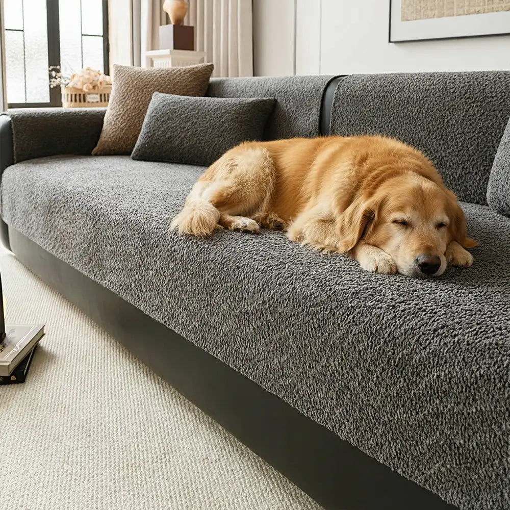 All-Season Breathable Chenille Scratch-Resistant Sofa Protection Couch Cover