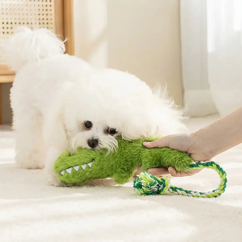 Animal Series Plush Squeak Dog Teething Toy